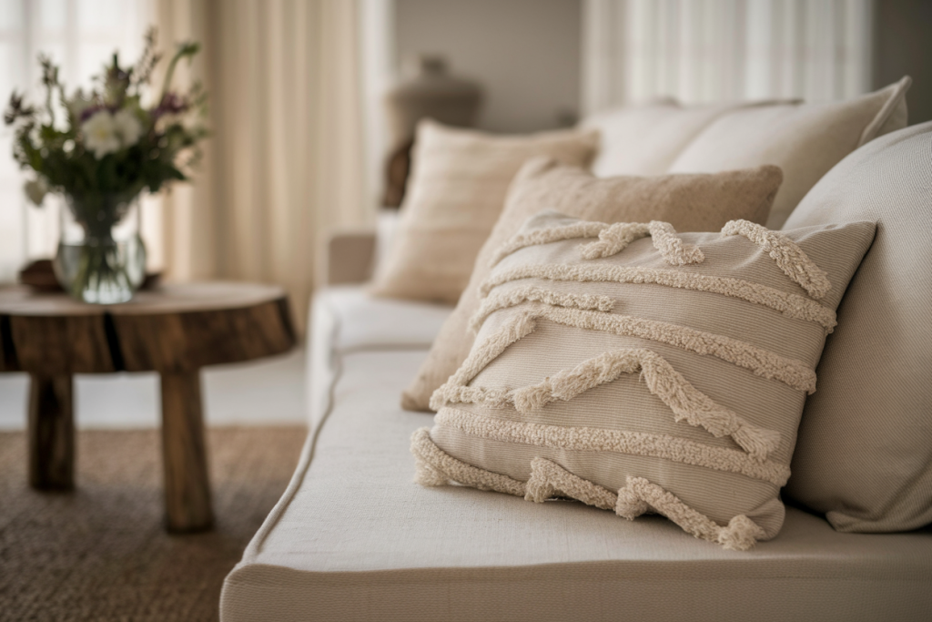 Textiles et matières naturelles : leur influence sur l'atmosphère de votre maison