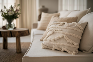Textiles et matières naturelles : leur influence sur l'atmosphère de votre maison